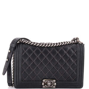 Chanel Boy Flap Bag Quilted Lambskin #246446C43B